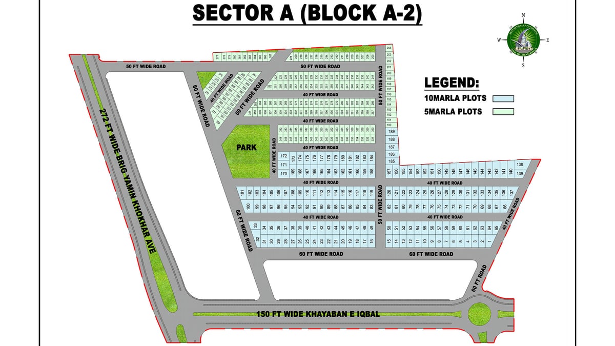 5 Marla Plot for Sale in Sector A DHA Gujranwala