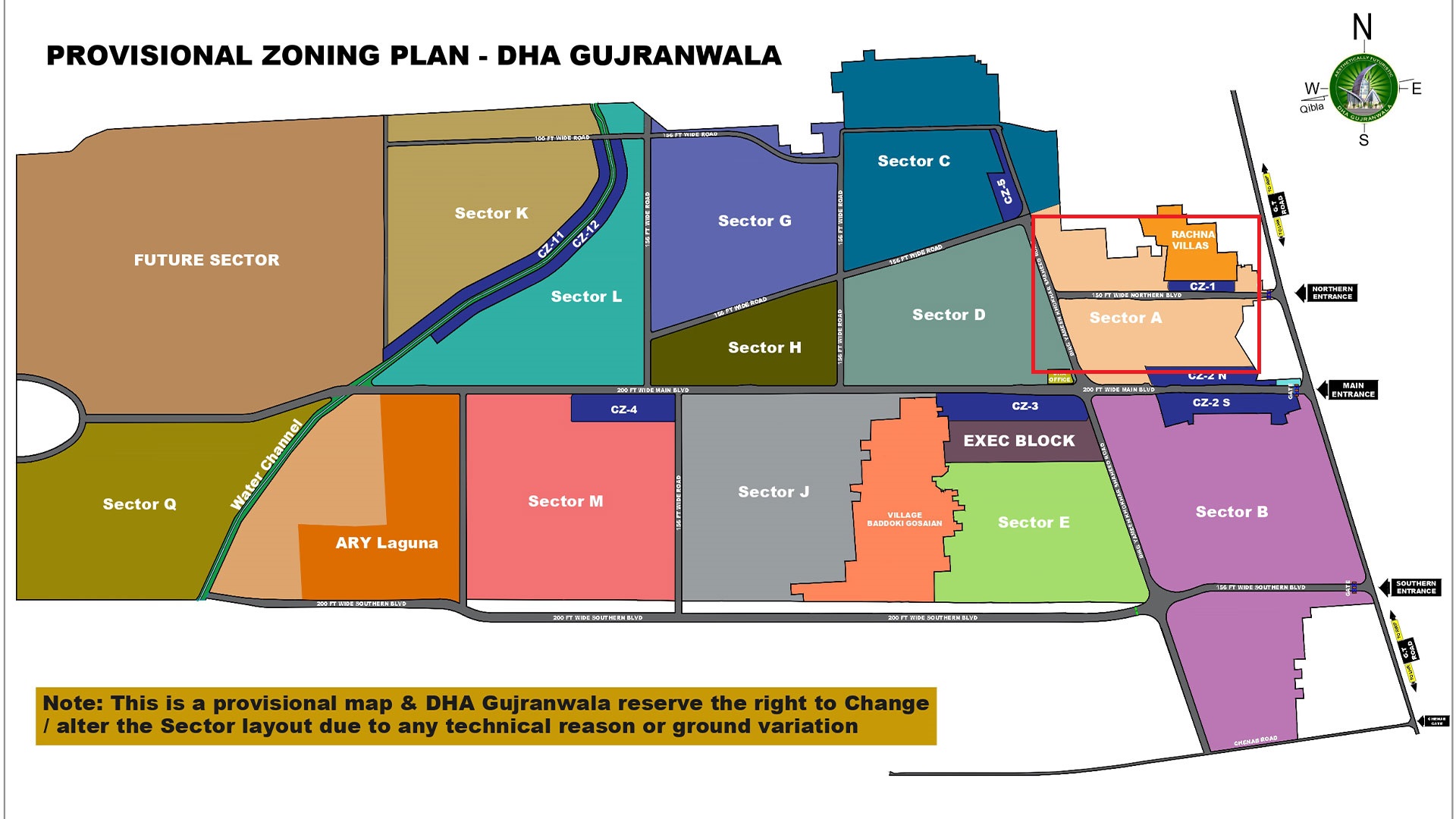 5 Marla Plot for Sale in Sector A DHA Gujranwala